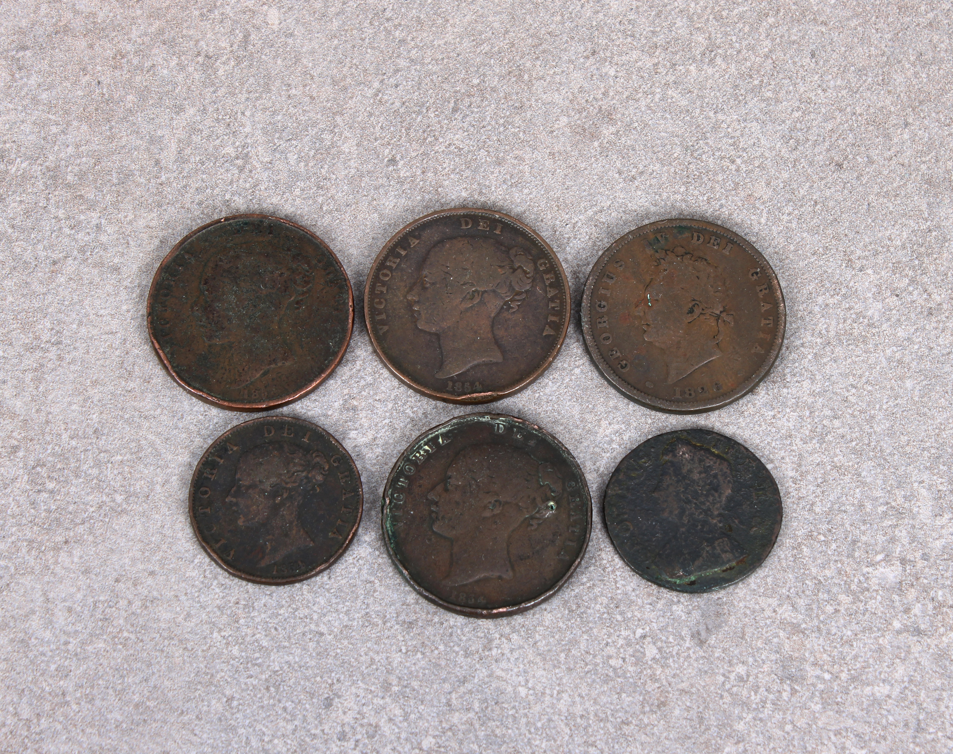 Half Pennies and Penny coins - Image 2 of 2