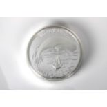 A Commemorative Cook Islands 'Moby Dick' 2kg silver (.999) Five Hundred ($500) 2001 coin