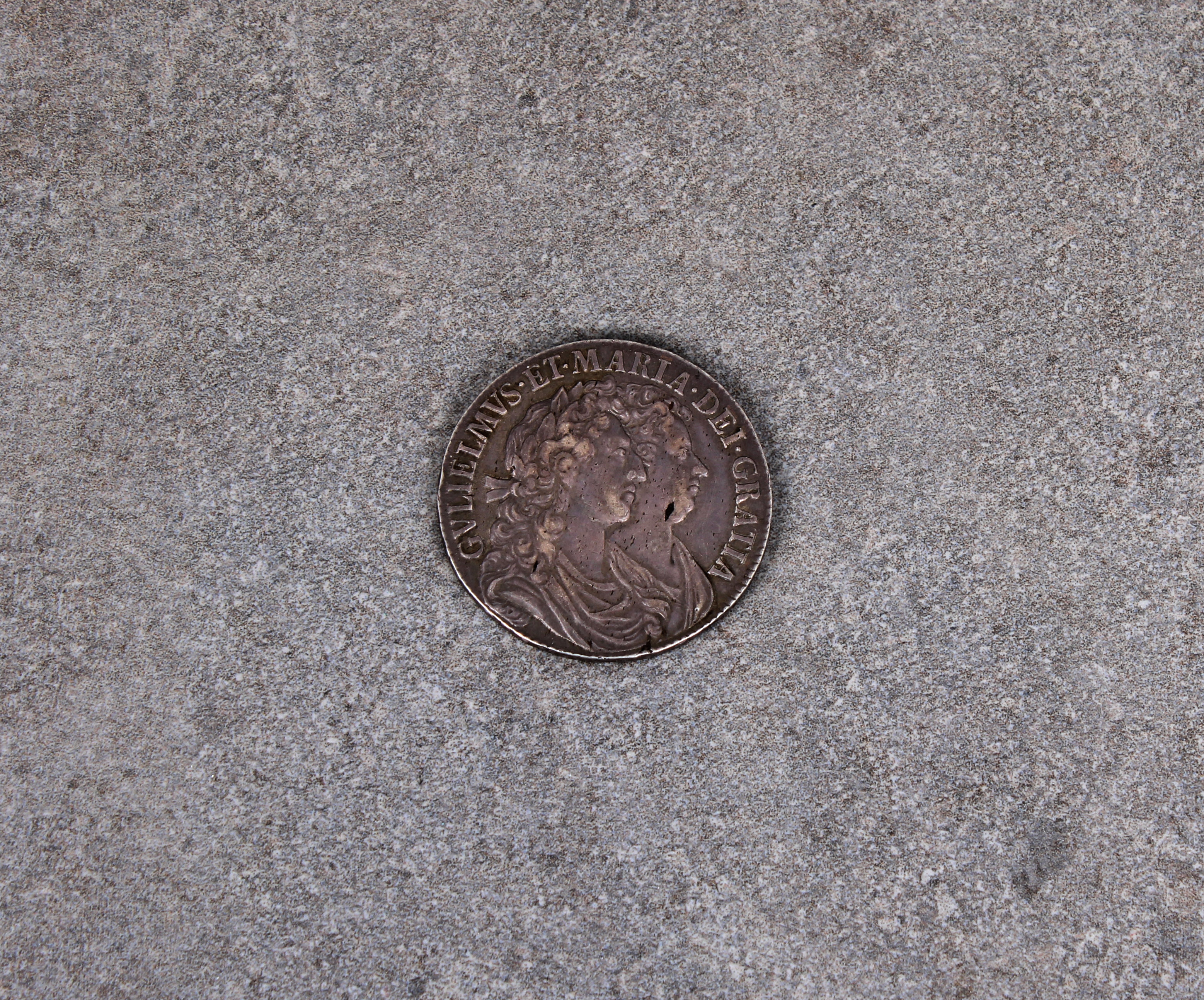 A 1689 silver William & Mary Half Crown