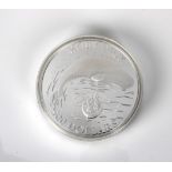A Commemorative Cook Islands 'Moby Dick' 2kg silver (.999) Five Hundred ($500) 2001 coin