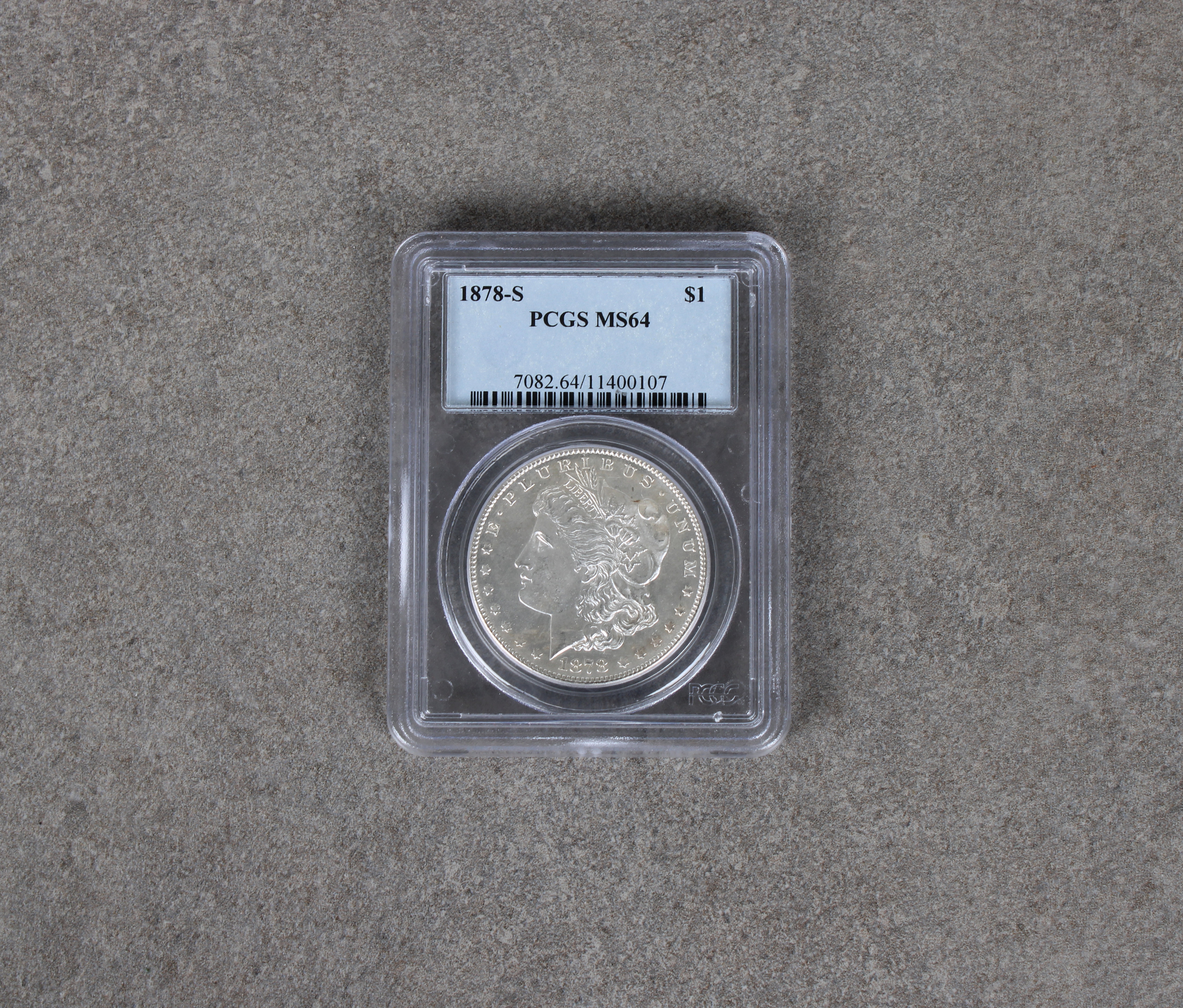 An 1878-S Morgan Dollar - PCGS graded