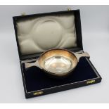 Breweriana / Bucktrout Guernsey interest - A cased silver presentation QuaichRichard Lawton Ltd,