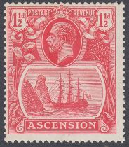 STAMPS 1924 GV Badge issue, 1 1/2d rose-red