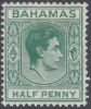 STAMPS 1938 GVI 1/2d green with elongated 'E' variety