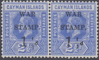 STAMPS 1917 GV 1 1/2d on 2 1/2d 'WAR TAX' surcharged issue