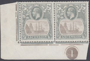 STAMPS 1924 GV Badge issue, 2d grey-black & grey