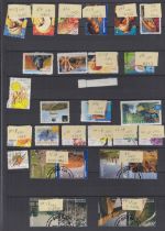 STAMPS AUSTRALIA Used collection 1953 onwards 110's of stamps with many better values