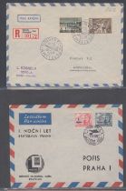 AIRMAIL COVERS : WORLD, a selection of 90+ various covers