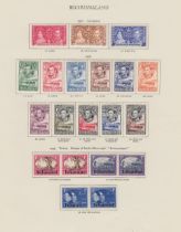 STAMPS : BRITISH COMMONWEALTH, a fine mint George VI collection
