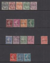 STAMPS ANDORRA Various mint issues on two stock pages & a stock card