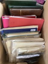 STAMPS : Mixed box of albums and stockbooks, Iceland, Ireland, Isreal etc