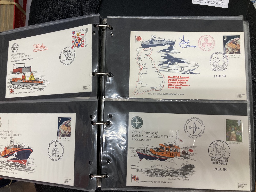 Two albums of RNLI covers including signed covers (over 120 covers) - Image 5 of 5