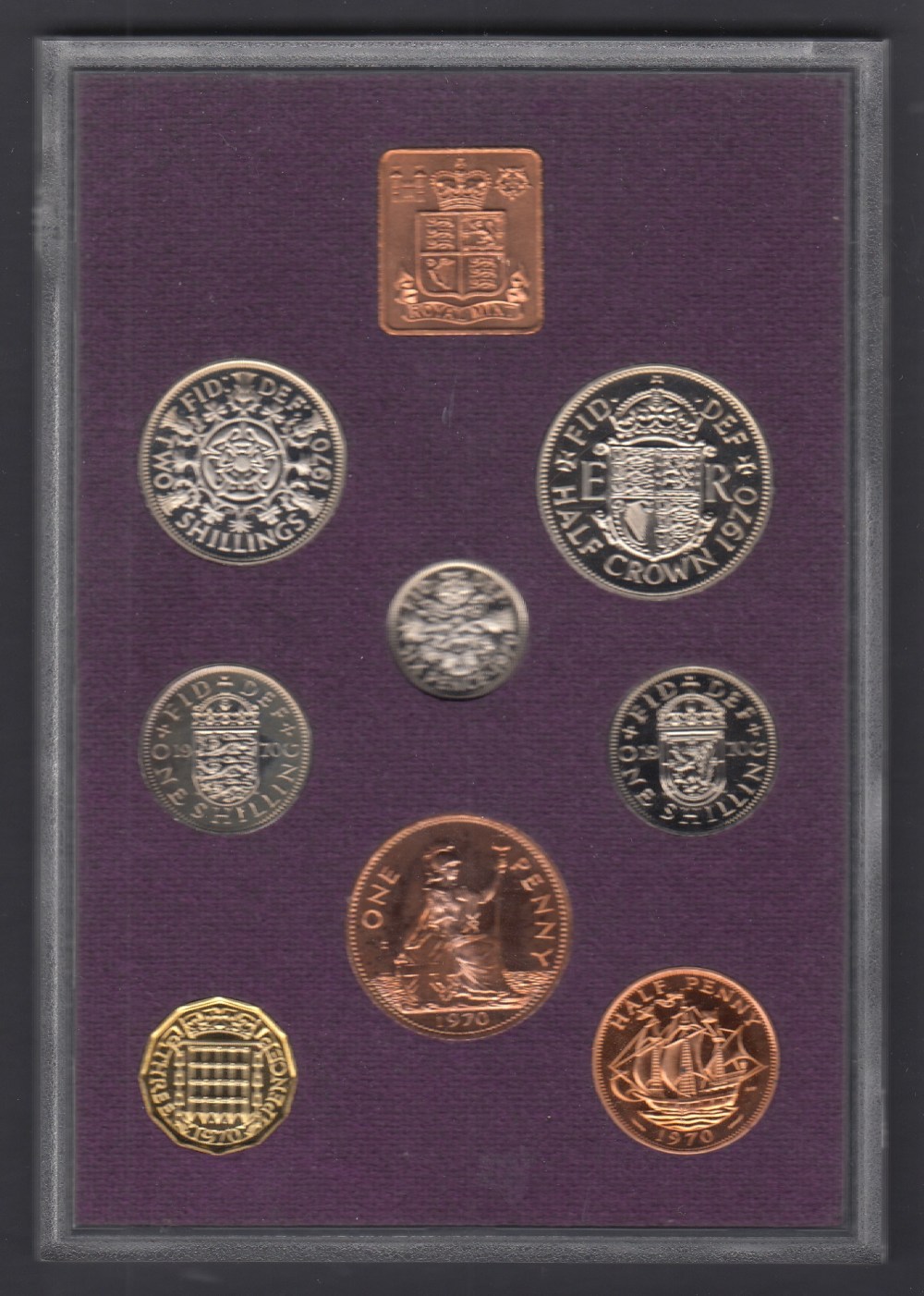 1970 proof United Kingdom coinage set