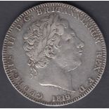 1819 George III Silver Crown VF to EF condition LIX
