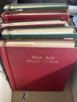 BRITISH COMMONWEALTH, six 'New Age' printed albums