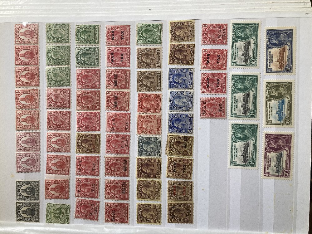 Seven stock books of World stamps including stockbook crammed with early India - Image 8 of 10