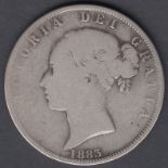 1883 Victoria Silver Half Crown average to fine condition