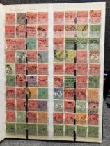 Accumulation of used Roo's and Heads in stock book (over 1000 stamps)