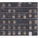 1875 - 1941 Silver 3d coins mixed condition (30)