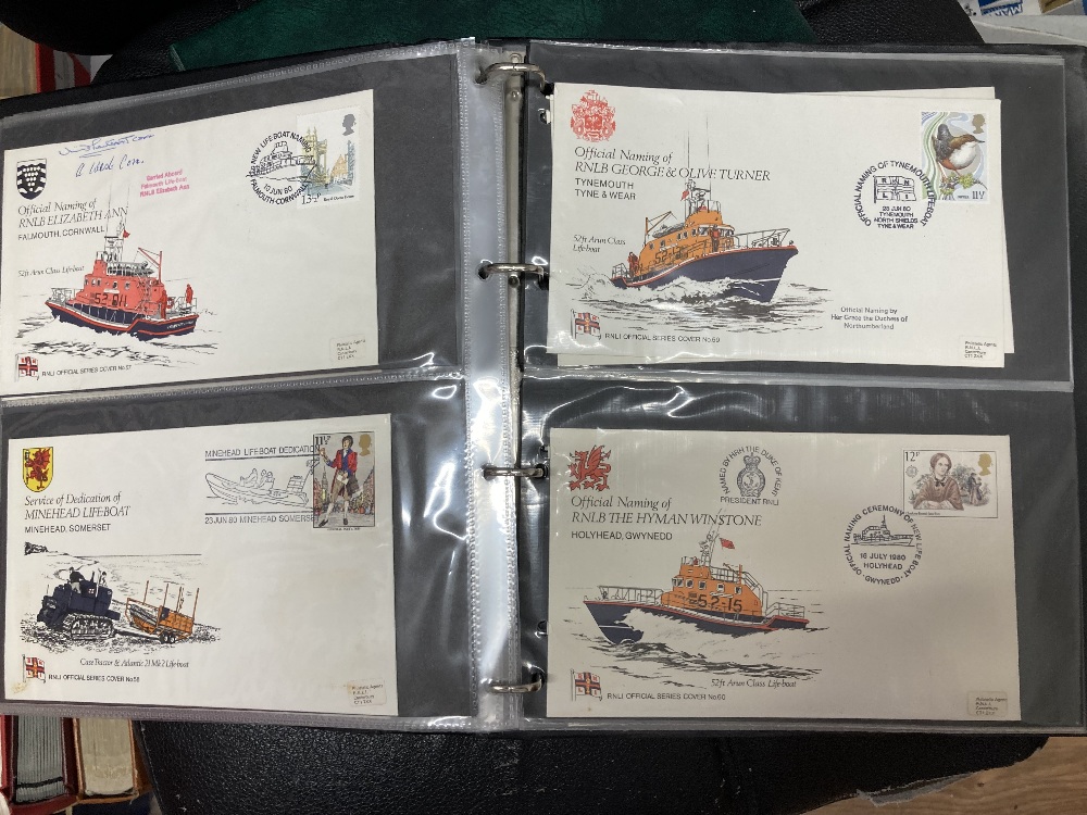 Two albums of RNLI covers including signed covers (over 120 covers) - Image 3 of 5
