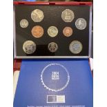 2004 Year set in special display case with docs