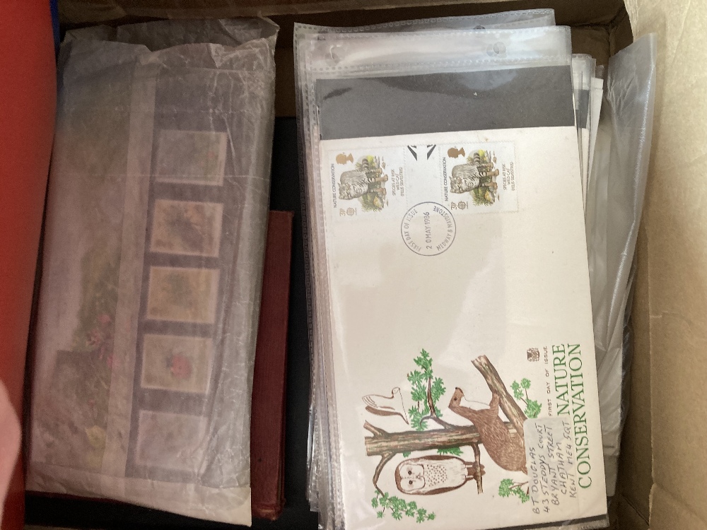 Large glory box of part collections, FDC's, Presentation packs plus over £60 GB face - Image 4 of 5