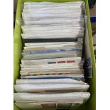Box of 385 United Nations covers, little or no duplication noted