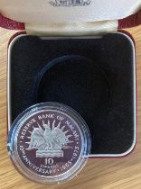 1975 Malawi Silver 10k coin in proof condition