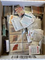 Box with 3000+ cards, sorted and marked in bundles.