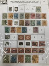 Used collection 1862-1976 in loose leaf album on pages