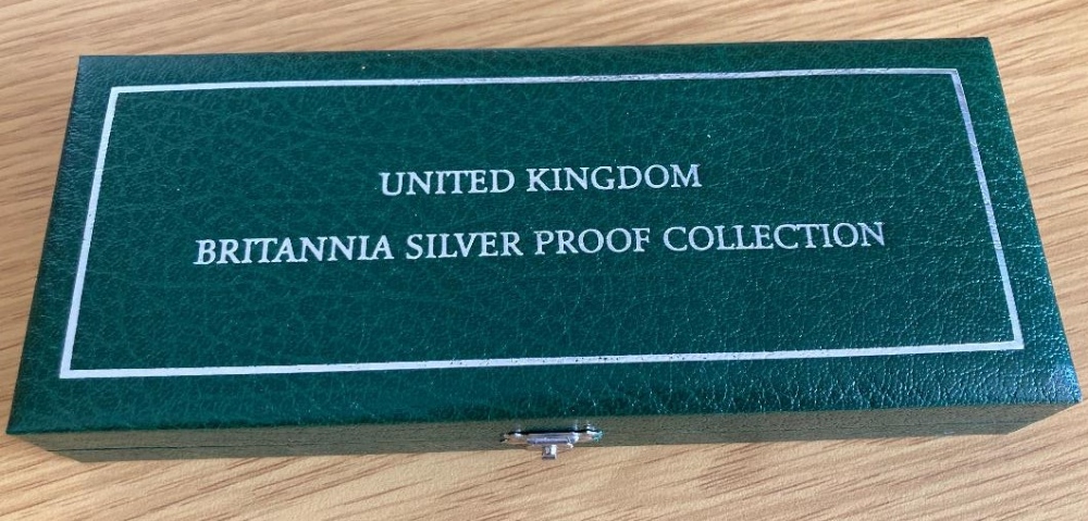 1998 Britannia Silver four coin proof set with cert - Image 2 of 2