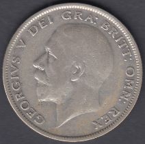 1930 GV Silver Half Crown in VF condition (Scarce)