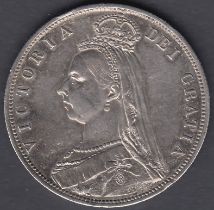 1887 Victoria Silver Half Crown in VF to EF condition