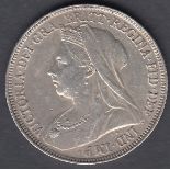 1893 Victoria Shilling in VF to EF condition