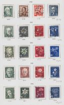 STAMPS SWITZERLAND 1913-46 Pro Juventute Charity stamps used STC £1283