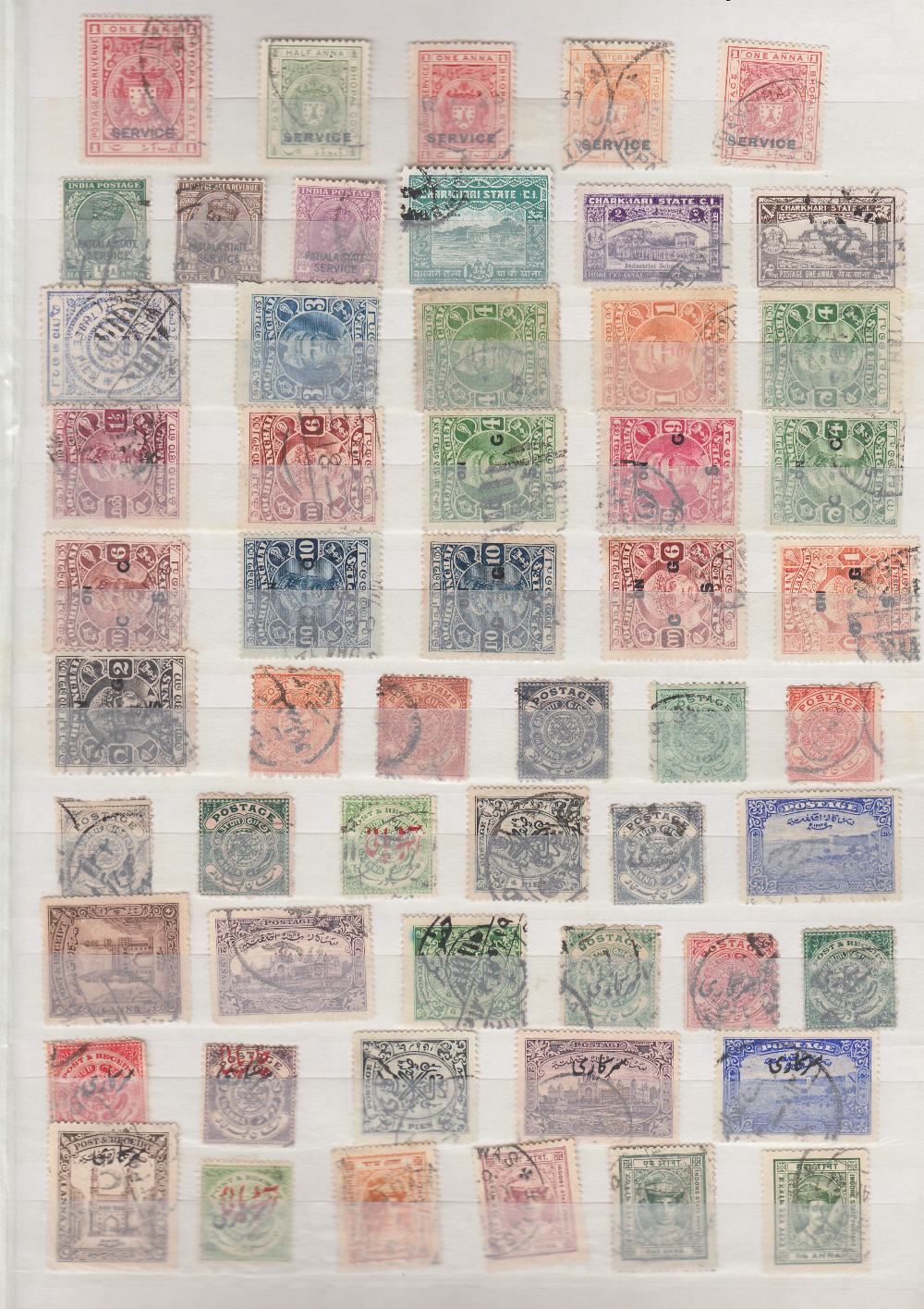 Commonwealth used accumulation in large blue stock book (est 1600 stamps) - Image 3 of 4