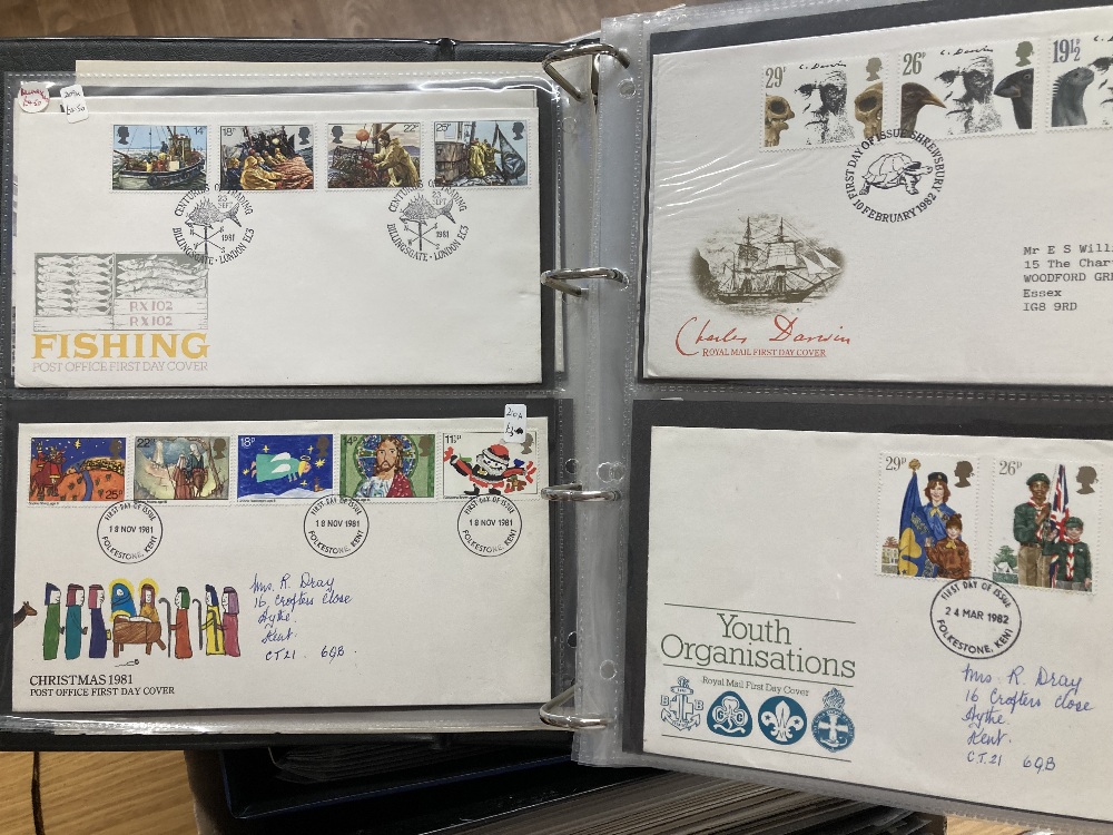 Six albums of First Day Covers up to 2013 mainly Royal Mail covers - Bild 3 aus 6