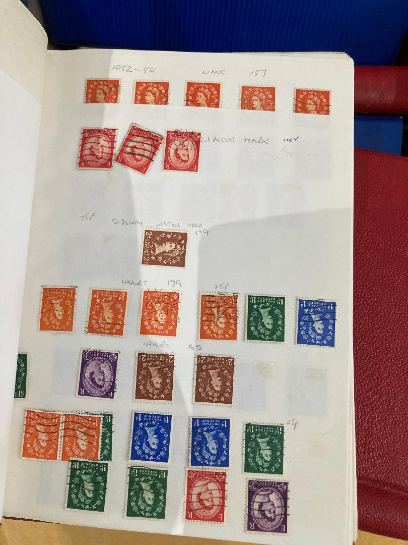 Various albums of used GB defins QEII Wilding and Machins - Image 2 of 3