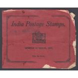 STAMPS Display folder for the 1937 GVI stamps mint up to 1r