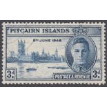 1946 Victory 3d fine used with flagstaff flaw cat £60