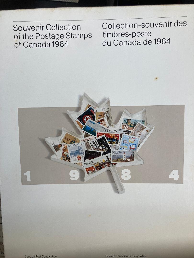Canada year books, special album with 1981 Commonwealth stamps