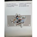 Canada year books, special album with 1981 Commonwealth stamps