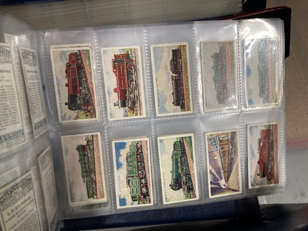 Box with 57 sets, most housed in albums and all neatly displayed in cigarette card - Image 6 of 6