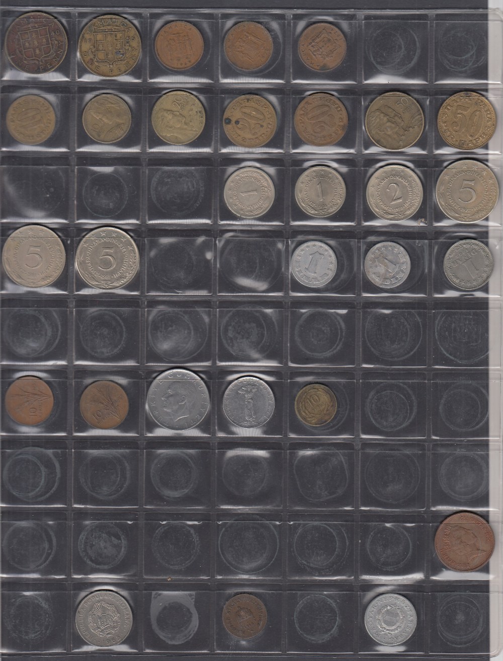 Album of mixed World coins including Netherlands, Germany, Malta etc - Image 2 of 3