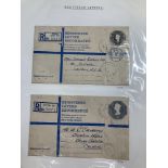 Album of postal history including Official mail, maritime etc