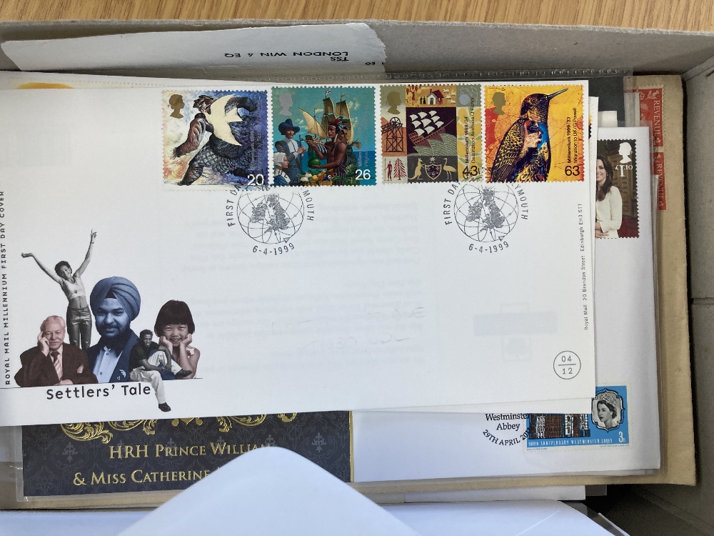 Box of various GB covers including FDC's, Postage Dues, Registered etc - Bild 2 aus 5