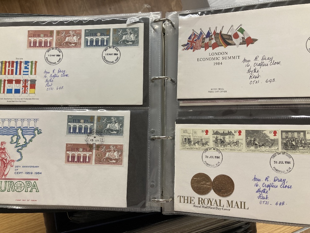 Six albums of First Day Covers up to 2013 mainly Royal Mail covers - Image 2 of 6