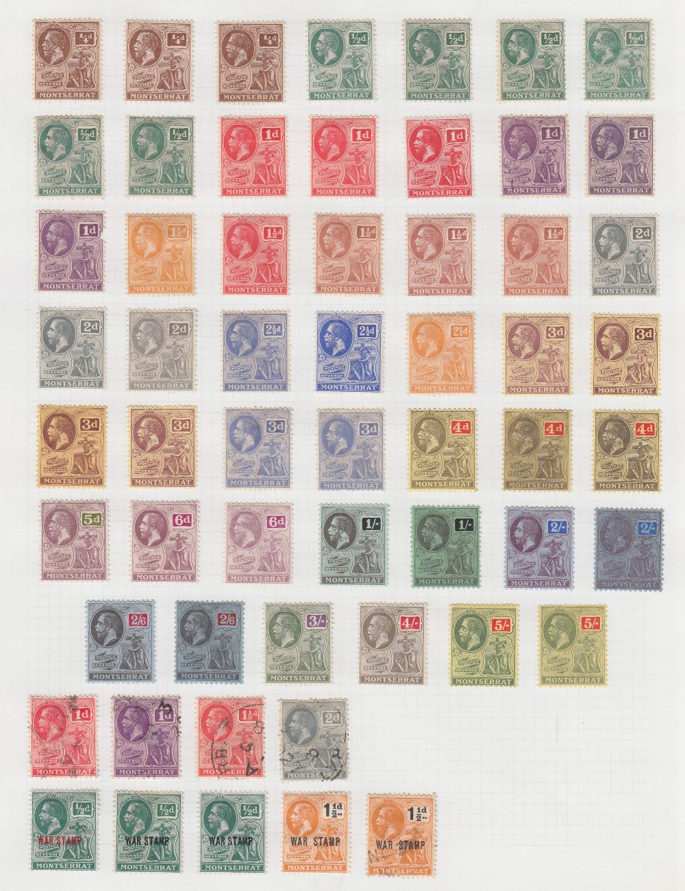 1903 to 1970s mostly mint collection on eleven album pages
