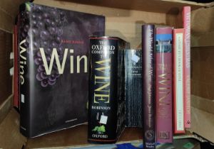 A selection of wine reference books