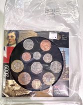 GB Coin Set 2009, including Kew Gardens 50p